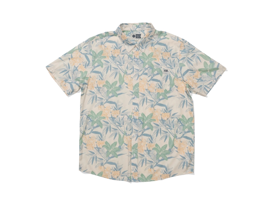 SALTY CREW CREW BUTTON UP OFF WHITE