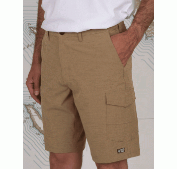 SALTY CREW DRIFTING 2 CARGO HYBRID WALKSHORT 20" TOBACCO