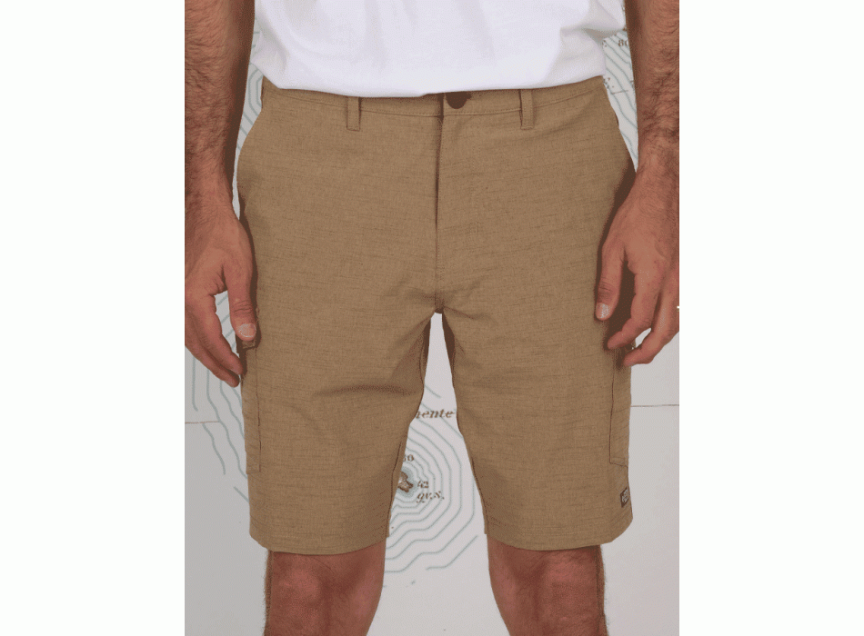 SALTY CREW DRIFTING 2 CARGO HYBRID WALKSHORT 20" TOBACCO