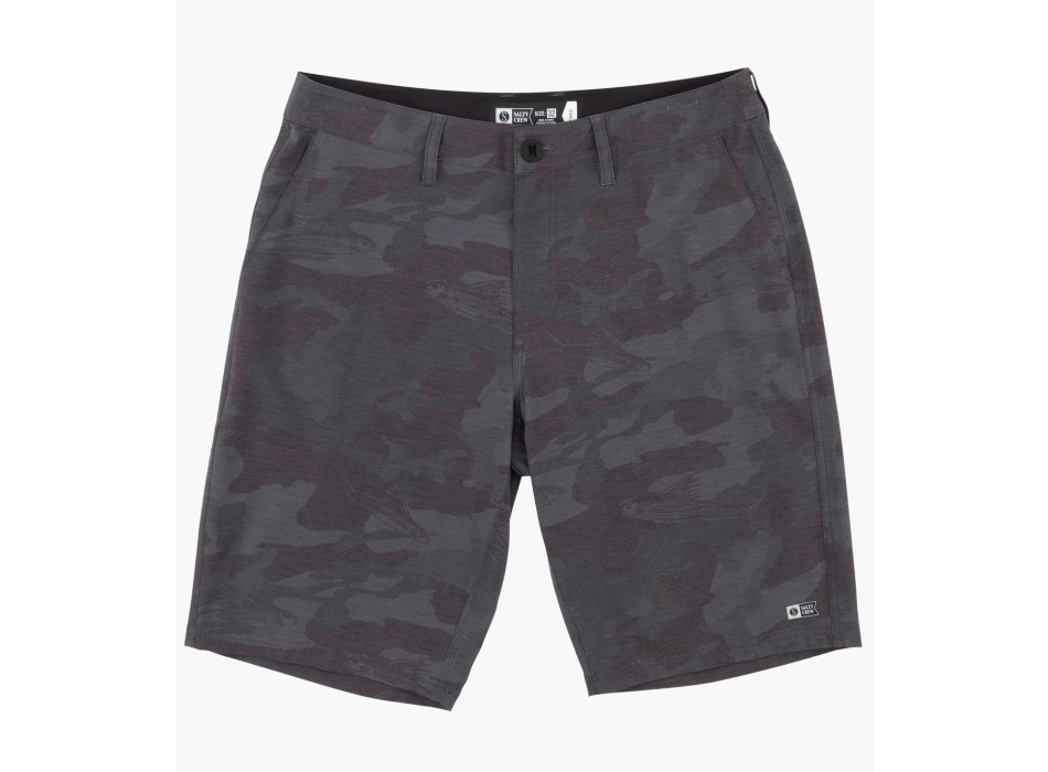 SALTY CREW DRIFTER 2 HYBRID WALKSHORT 21" BLACK CAMO