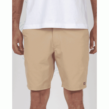 SALTY CREW DRIFTER 2 PERFORATED HYBRID WALKSHORT 19" KHAKI