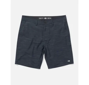 SALTY CREW DRIFTER SLUB HYBRID WALKSHORT 19" DARK SLATE