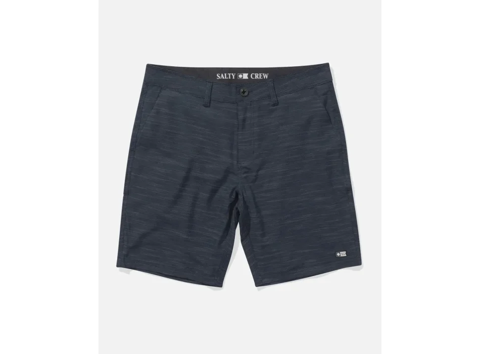 SALTY CREW DRIFTER SLUB HYBRID WALKSHORT 19" DARK SLATE