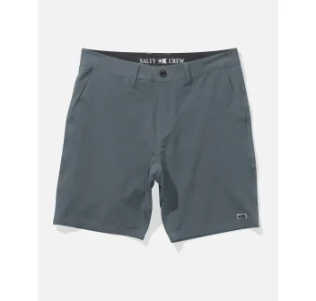 SALTY CREW DRIFTER SLUB HYBRID WALKSHORT 19" DEEP SEA