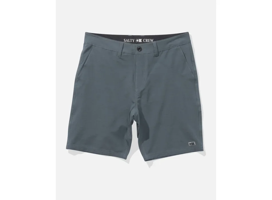 SALTY CREW DRIFTER SLUB HYBRID WALKSHORT 19" DEEP SEA
