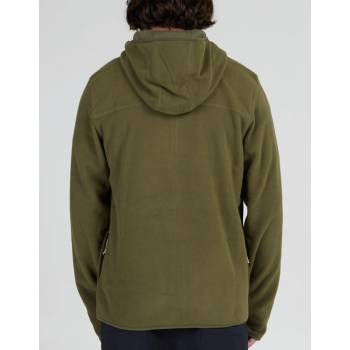 SALTY CREW EBBTIDE ZIP HOODY POLAR FLEECE OLIVE