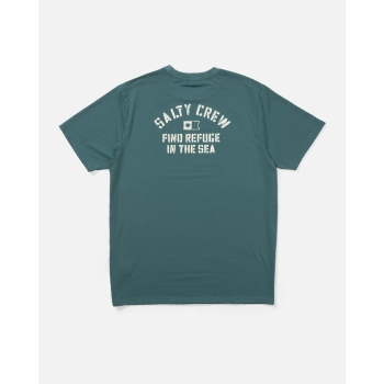 SALTY CREW EVEN KEEL TECH T-SHIRT UPF50+ HYDRO