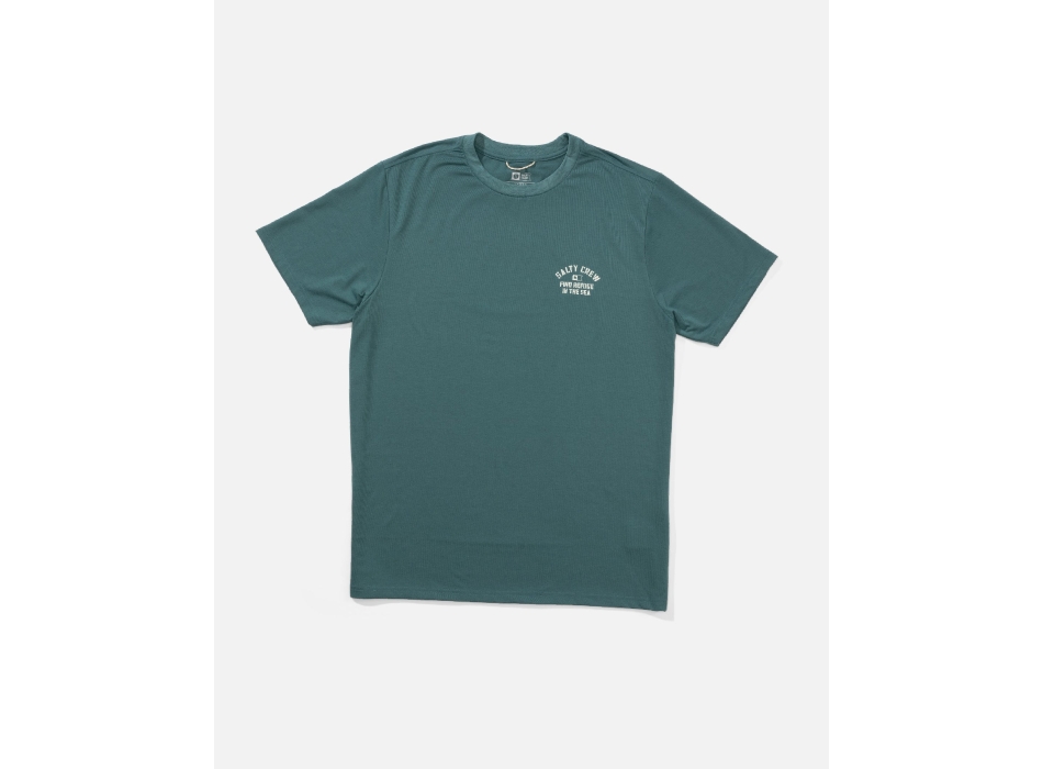 SALTY CREW EVEN KEEL TECH T-SHIRT UPF50+ HYDRO