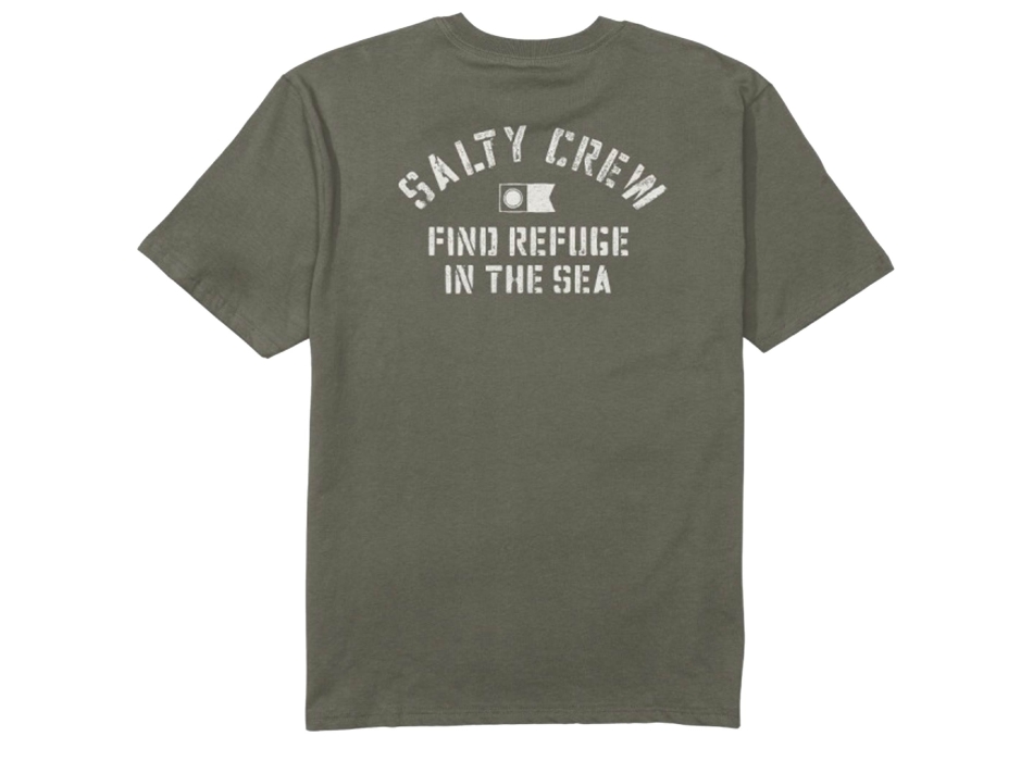 SALTY CREW EVEN KEEL VINTAGE CLASSIC T-SHIRT DUSTY OLIVE
