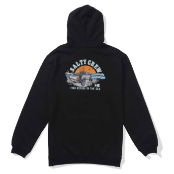 SALTY CREW LIFTED FLEECE HOODIE BLACK