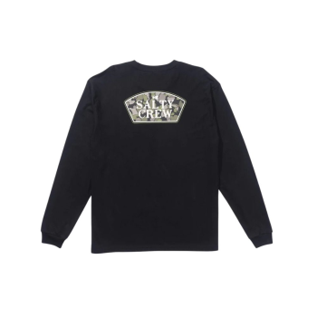 SALTY CREW FILLER UP LONG SLEEVE T-SHIRT BLACK