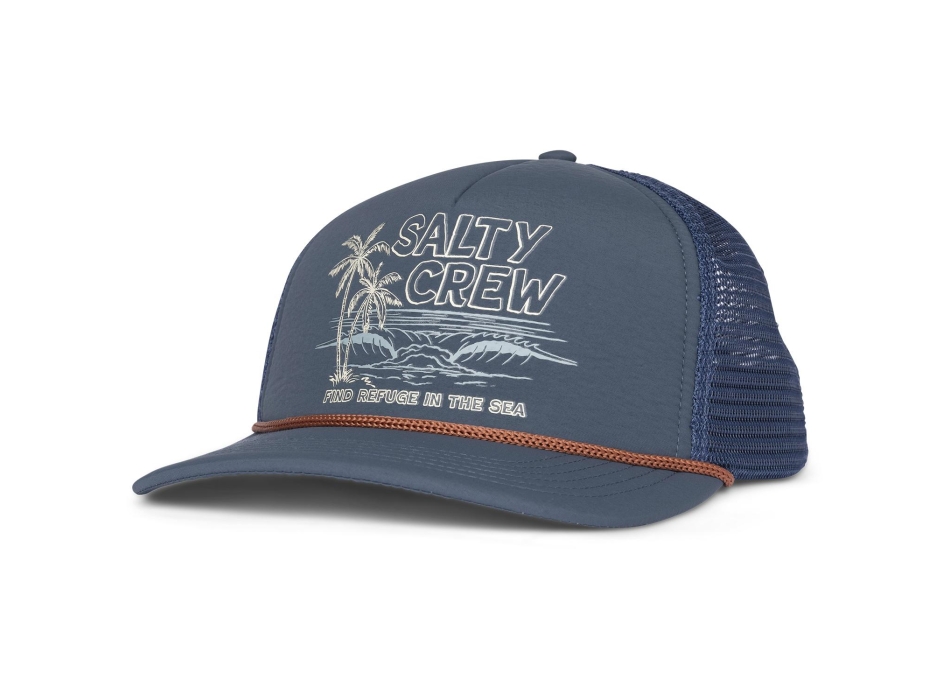 SALTY CREW GOOD TIMES FOAMIE TRUCKER BLUE FIN