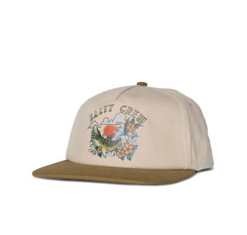 SALTY CREW HOPPER 5 PANEL OYSTER BROWN