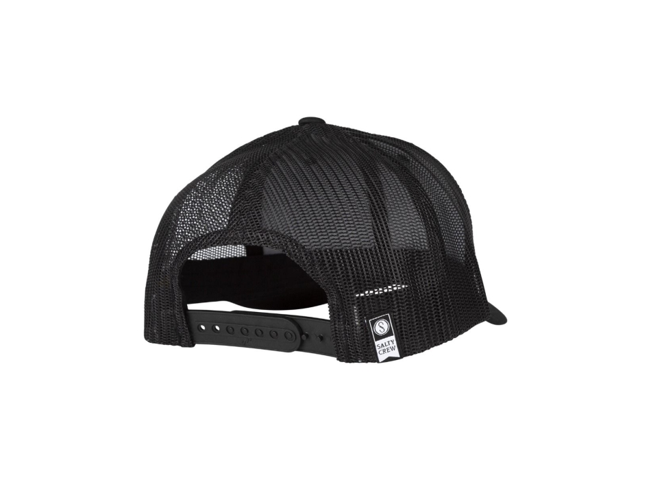 SALTY CREW INK SLINGER RETRO TRUCKER HAT BLACK