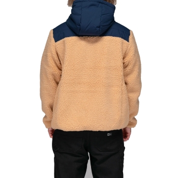 SALTY CREW KODIAK HIGH PILE SHERPA JACKET NATURAL