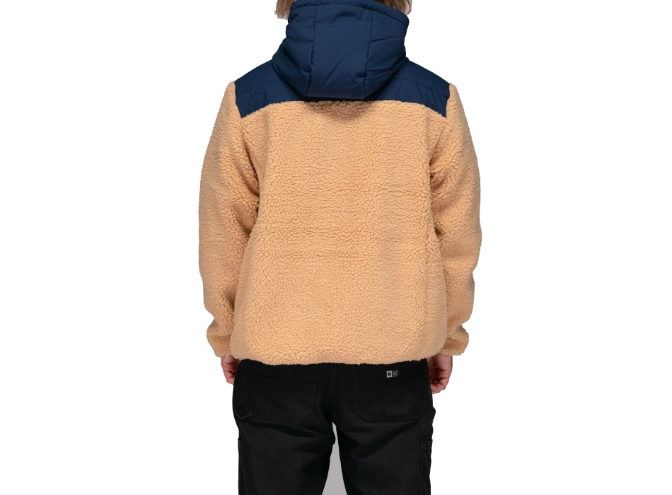SALTY CREW KODIAK HIGH PILE SHERPA JACKET NATURAL