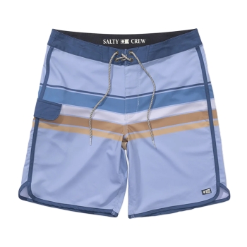 SALTY CREW LATERAL LINE BOARDSHORT 19" LIGHT BLUE