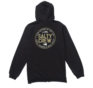 SALTY CREW LEGENDARY ZIP FLEECE BLACK