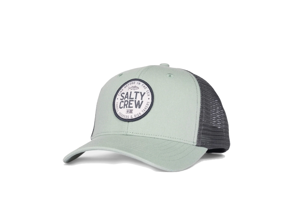 SALTY CREW LEGENDARY RETRO TRUCKER MACKEREL CHARCOAL