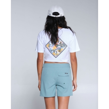 SALTY CREW LOOKOUT UTILITY SHORT DUSTY TURQ