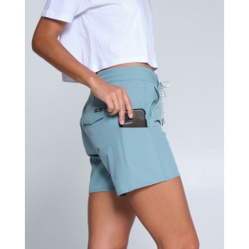 SALTY CREW LOOKOUT UTILITY SHORT DUSTY TURQ