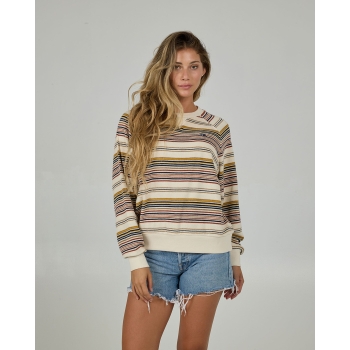 SALTY CREW SWEATSHIRT GONE SAILIN CREW OFF WHITE