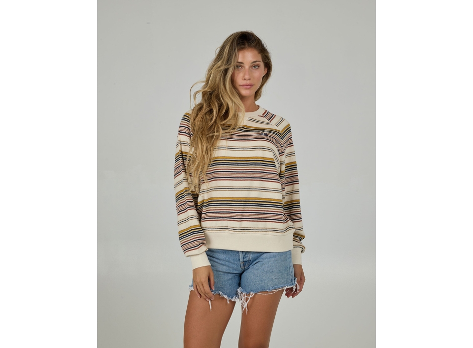 SALTY CREW SWEATSHIRT GONE SAILIN CREW OFF WHITE