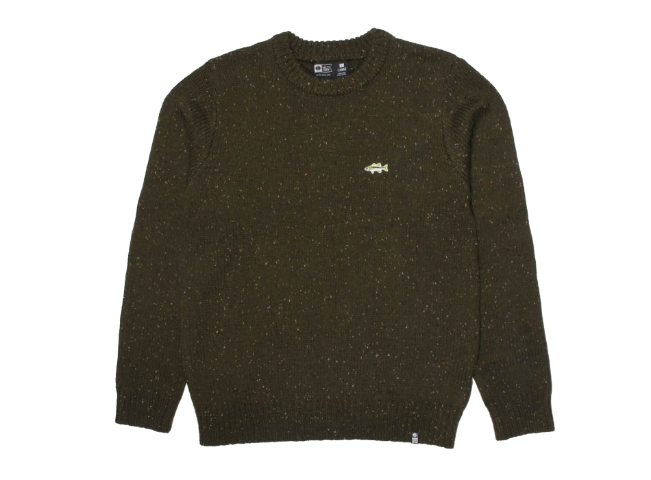 SALTY CREW FLEECE DUSK KNIT DUSTY OLIVE