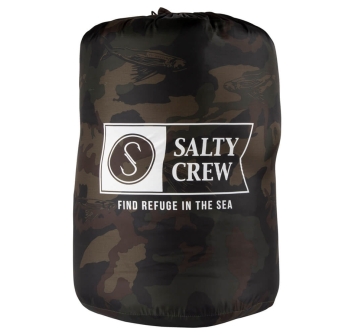 SALTY CREW OVERNIGHTER CAMO SLEEPING BAG