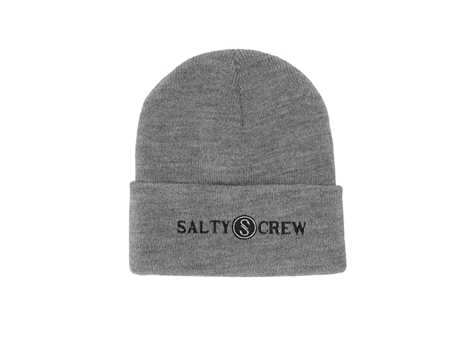 SALTY CREW RAILED BEANIE GREY