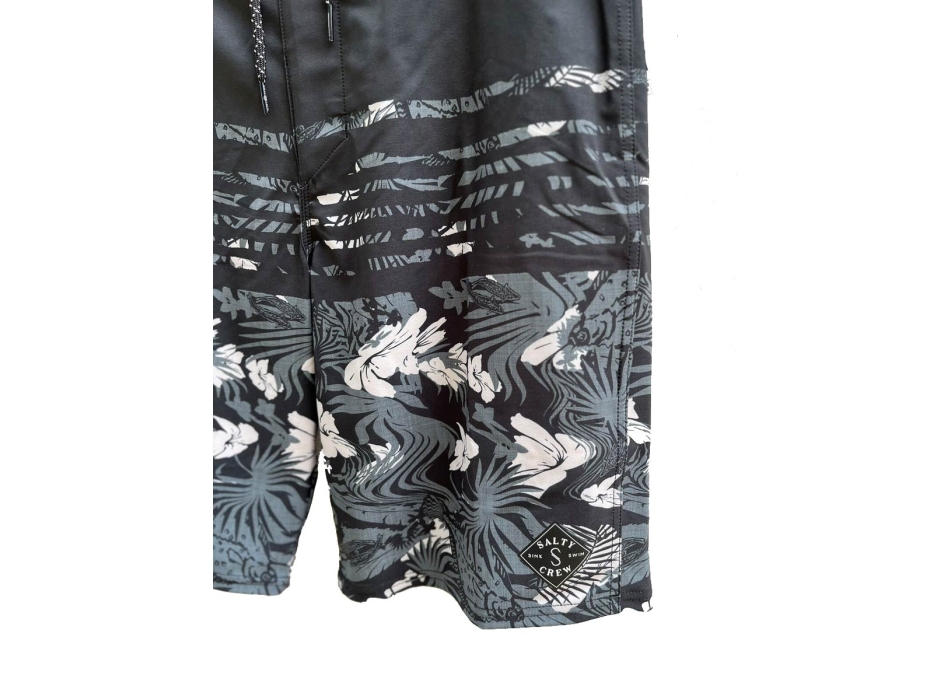 SALTY CREW RIPPLE BLACK BOARDSHORTS 20"