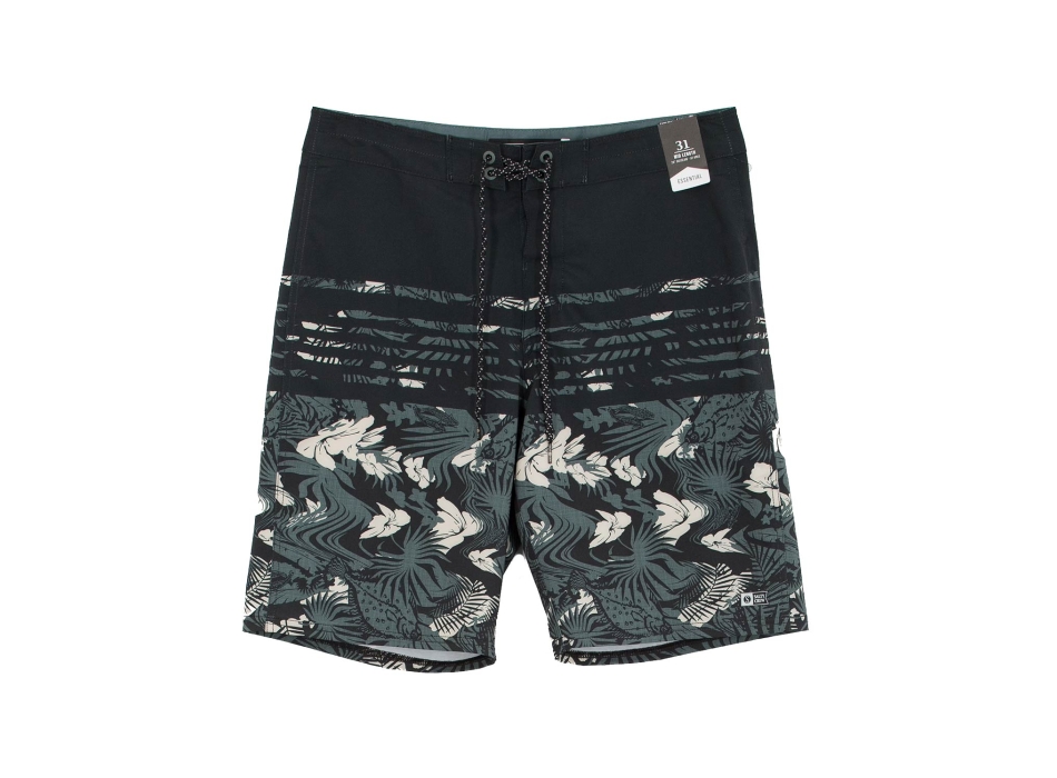 SALTY CREW RIPPLE BLACK BOARDSHORTS 20"