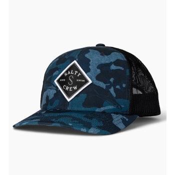 SALTY CREW SEALINE RETRO TRUCKER BLUE CAMO