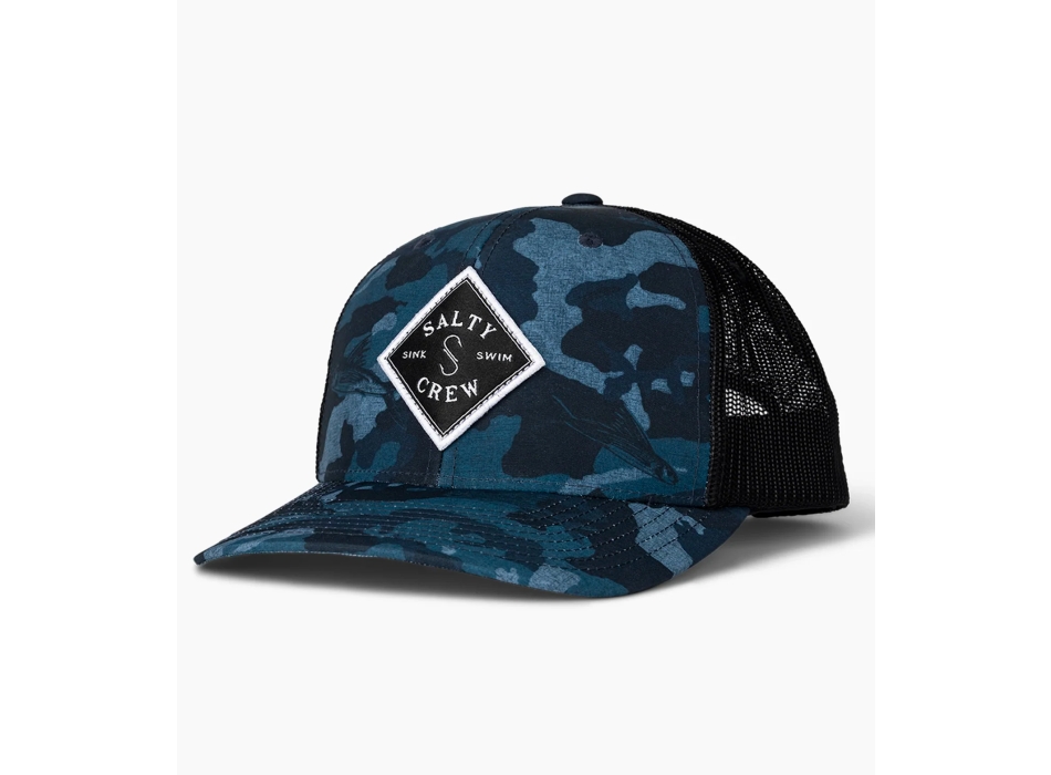 SALTY CREW SEALINE RETRO TRUCKER BLUE CAMO