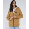 SALTY CREW SEEKING SHERPA HOODY WORKWEAR BROWN