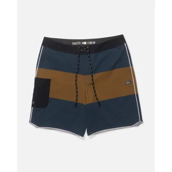 SALTY CREW SESSION BLOCKED BOARDSHORTS 18.5" MIDNIGHT NAVY