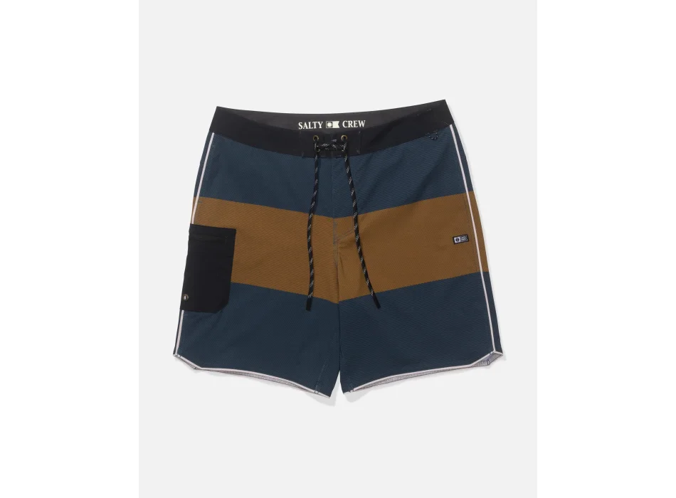 SALTY CREW SESSION BLOCKED BOARDSHORTS 18.5" MIDNIGHT NAVY