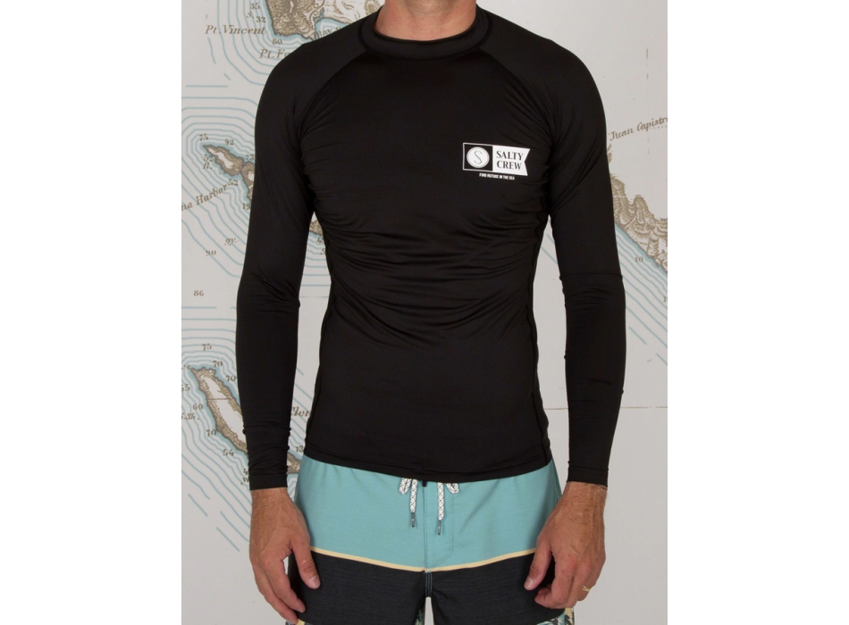 SALTY CREW SHELTER LONG SLEEVE BLACK