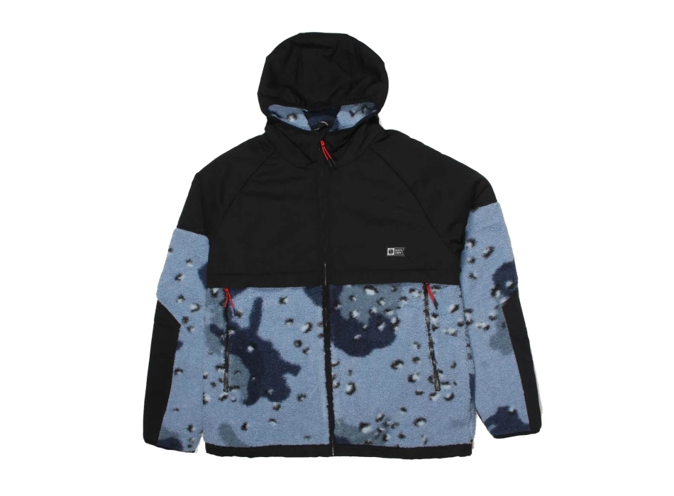 SALTY CREW SHIELD SHERPA JACKET BLUE CAMO