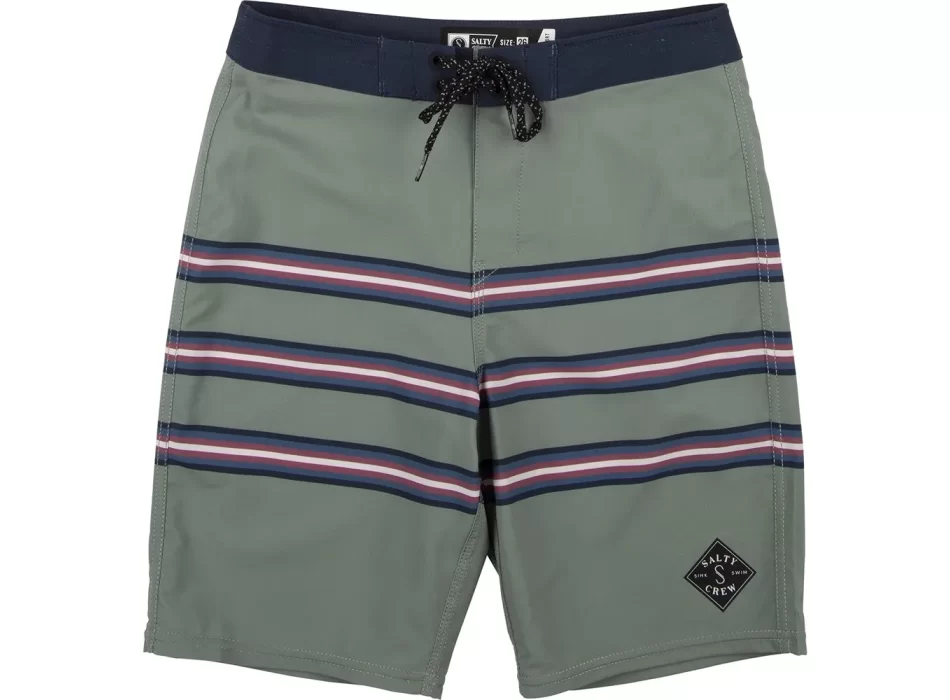 SALTY CREW SHOREBREAK BOARDSHORTS 18" VINTAGE MILITARY