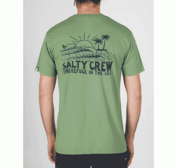 SALTY CREW SHOREBREAK PREMIUM T-SHIRT SAGE