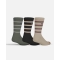 SALTY CREW SHOREBREAK SOCK 3 PACK SET MULTI