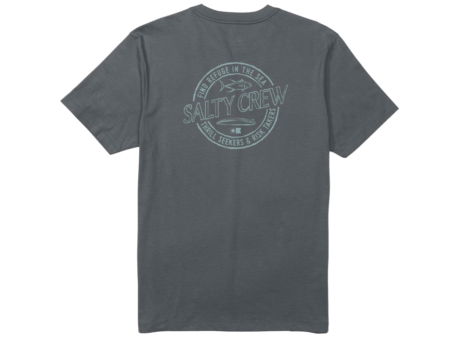 SALTY CREW SKEWED CLASSIC T-SHIRT CHARCOAL