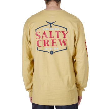 SALTY CREW SKIPJACK PREMIUM LONG SLEEVE CAMEL