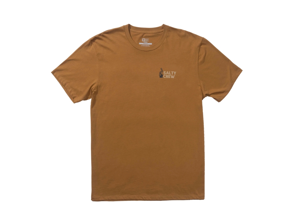 SALTY CREW STAKEOUT T-SHIRT CARAMEL