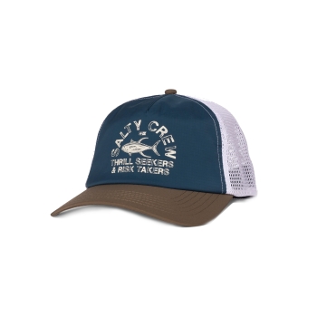 SALTY CREW STAMPED TRUCKER DEEP OCEAN BROWN