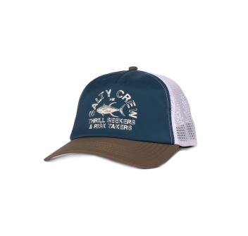 SALTY CREW STAMPED TRUCKER DEEP OCEAN BROWN