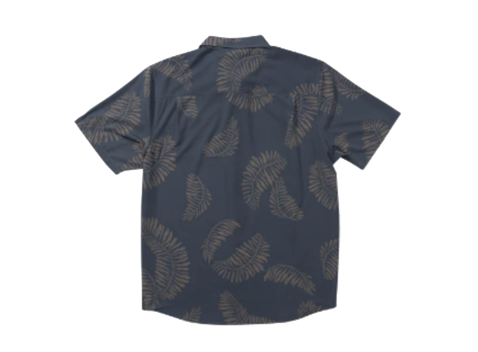 SALTY CREW WOVEN STRINGER PERFORATED UV SHIRT BLUEFIN