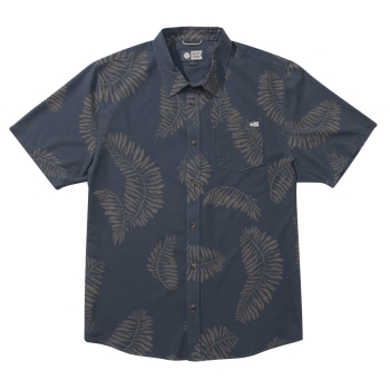 SALTY CREW WOVEN STRINGER PERFORATED UV SHIRT BLUEFIN