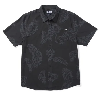 SALTY CREW WOVEN STRINGER PERFORATED UV SHIRT BLUEFIN